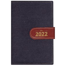 Agenda diária de mesa costurada 2022 - Jeans Agenda diária de mesa costurada 2022 - Jeans
