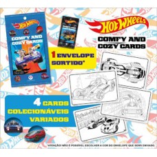 Hot Wheels - Comfy and Cozy 4 Cards para colorir e colecionar