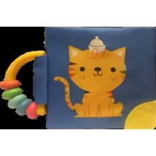 Meu livro macio com chocalho e mordedor - Gato