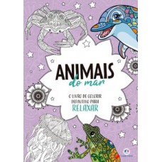 Animais do Mar - Livro de colorir e relaxar mandalas