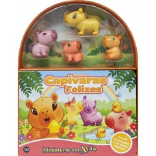 Miniaturas em ação - Capivaras felizes Miniaturas em ação - Capivaras felizes