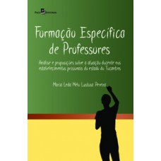 Formação específica de professores Formação específica de professores