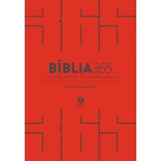 Bíblia 365 - letra grande - vermelha