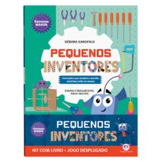 Pequenos inventores - Kit com livro + jogo desplugado Pequenos inventores - Kit com livro + jogo desplugado