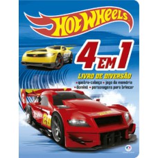 Hot Wheels - 4 em 1 - Livro de diversão Hot Wheels - 4 em 1 - Livro de diversão