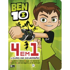 Ben 10 - 4 em 1 - Livro de diversão Ben 10 - 4 em 1 - Livro de diversão