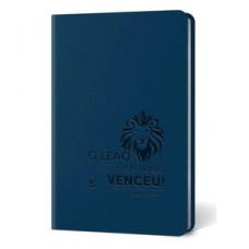Bíblia AEC - Capa PU - Azul - Leão