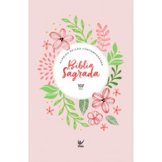 Bíblia AEC - Letra Gigante - Salmão Flores