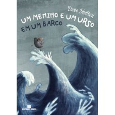 Um menino e um urso em um barco Um menino e um urso em um barco