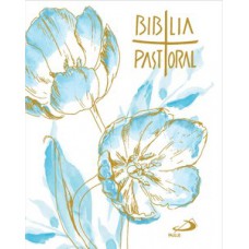 Bíblia Pastoral - Bolso - Floral Azul