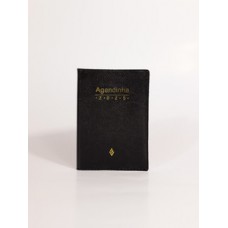 Agenda simples 2025 - preta