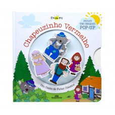 Chapeuzinho Vermelho (livro + cenário pop-up + 4 personagens de madeira) Chapeuzinho Vermelho (livro + cenário pop-up + 4 personagens de madeira)