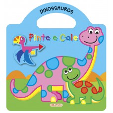 Pinte e Cole - Dinossauros Pinte e Cole - Dinossauros