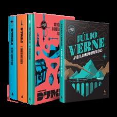 Kit Box Alexandre Dumas + A Volta ao Mundo em 80 dias Kit Box Alexandre Dumas + A Volta ao Mundo em 80 dias