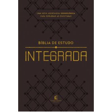 Bíblia de Estudo Integrada NVI, Capa luxo marrom – Uma perspectiva em ordem cronológica das Escrituras