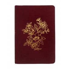 Bíblia NVI Bible Journaling com Espaço para Anotações, Tecido vinho sobre capa dura, Leitura Perfeita, Falei com Amor