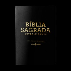 Bíblia NVI, Letra Gigante, Capa luxo preta, Leitura Perfeita