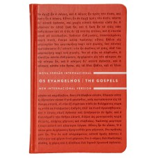 Os Evangelhos NVI/NIV, Edição Bilíngue, Português/Inglês, Letras de Jesus em azul, Capa dura
