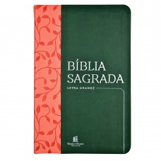 Bíblia Sagrada NVI, Letra Grande, Capa luxo verde, Leitura Perfeita