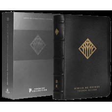 Bíblia de Estudo Thomas Nelson NVI, Capa em couro legítimo preto, Leitura Perfeita, Premier Collection | Bíblia com mais de 50 mil recursos