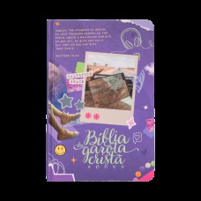 Bíblia da Garota Cristã NTLH, Capa dura roxa, Colagem