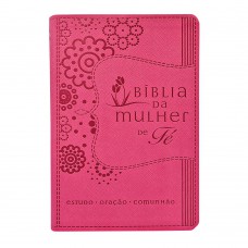 Bíblia da Mulher de Fé NVI, Capa luxo rosa Bíblia da Mulher de Fé NVI, Capa luxo rosa