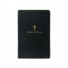 Bíblia Sagrada ACF, Letra Grande, Capa luxo preta, Leitura Perfeita