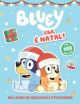 Bluey - Livro de adesivos e atividades - Eba, é Natal!